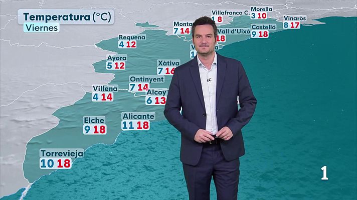 L'informatiu - Comunitat Valenciana - El Tiempo en la Comunitat Valenciana - 08/01/26