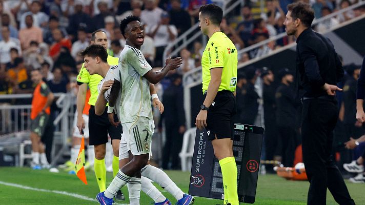 Fútbol - Simeone, sobre su incidente con Vinicius: "Lo que pasa en el campo se queda ahí"