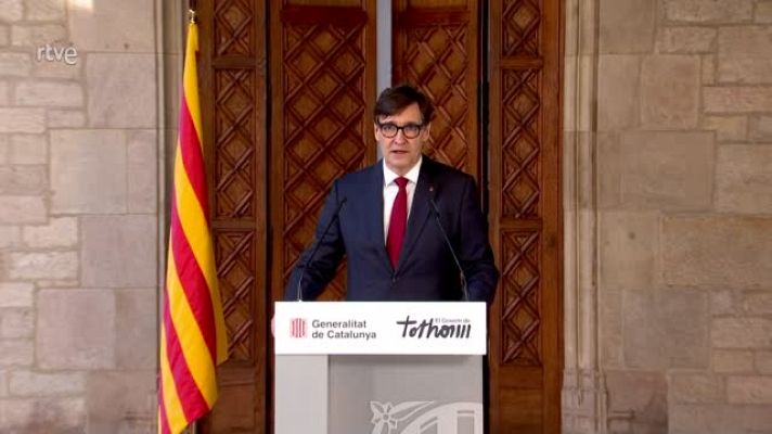 Especials informatius - Declaració institucional del president de la Generalitat sobre l'acord del nou model de finançament