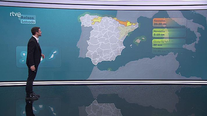 El tiempo - Nieblas persistentes en zonas altas orientales de la meseta sur