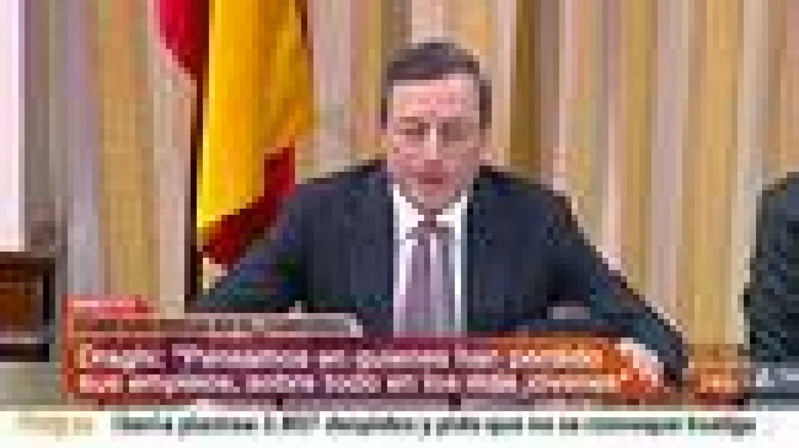 Telediario 1: Rueda de prensa de Mario Draghi | RTVE Play