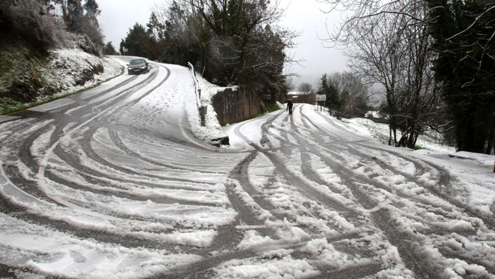 Nevadas en cotas bajas del norte peninsular