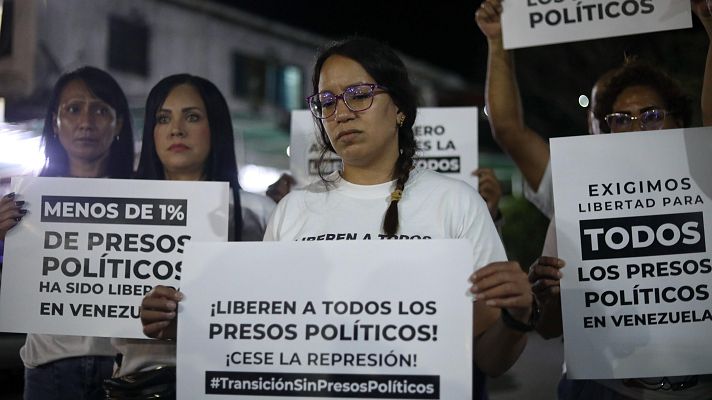 Telediario Fin de Semana - Los familiares de presos políticos en Venezuela denuncian la falta de información oficial