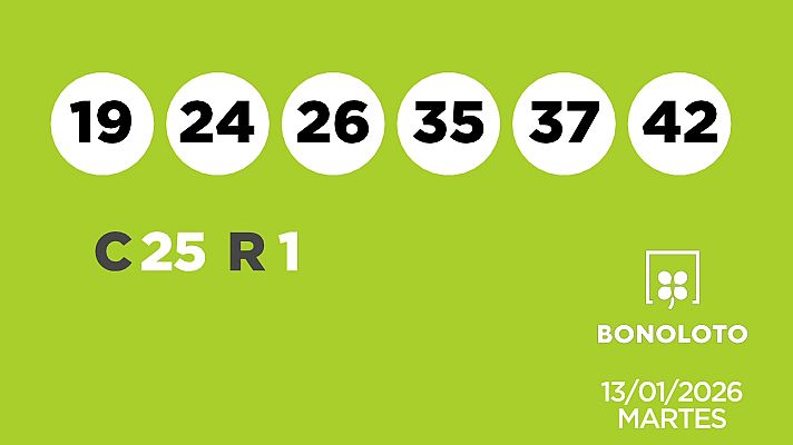 SELAE - Sorteo de la Lotería Bonoloto y Euromillones del 13/01/2026