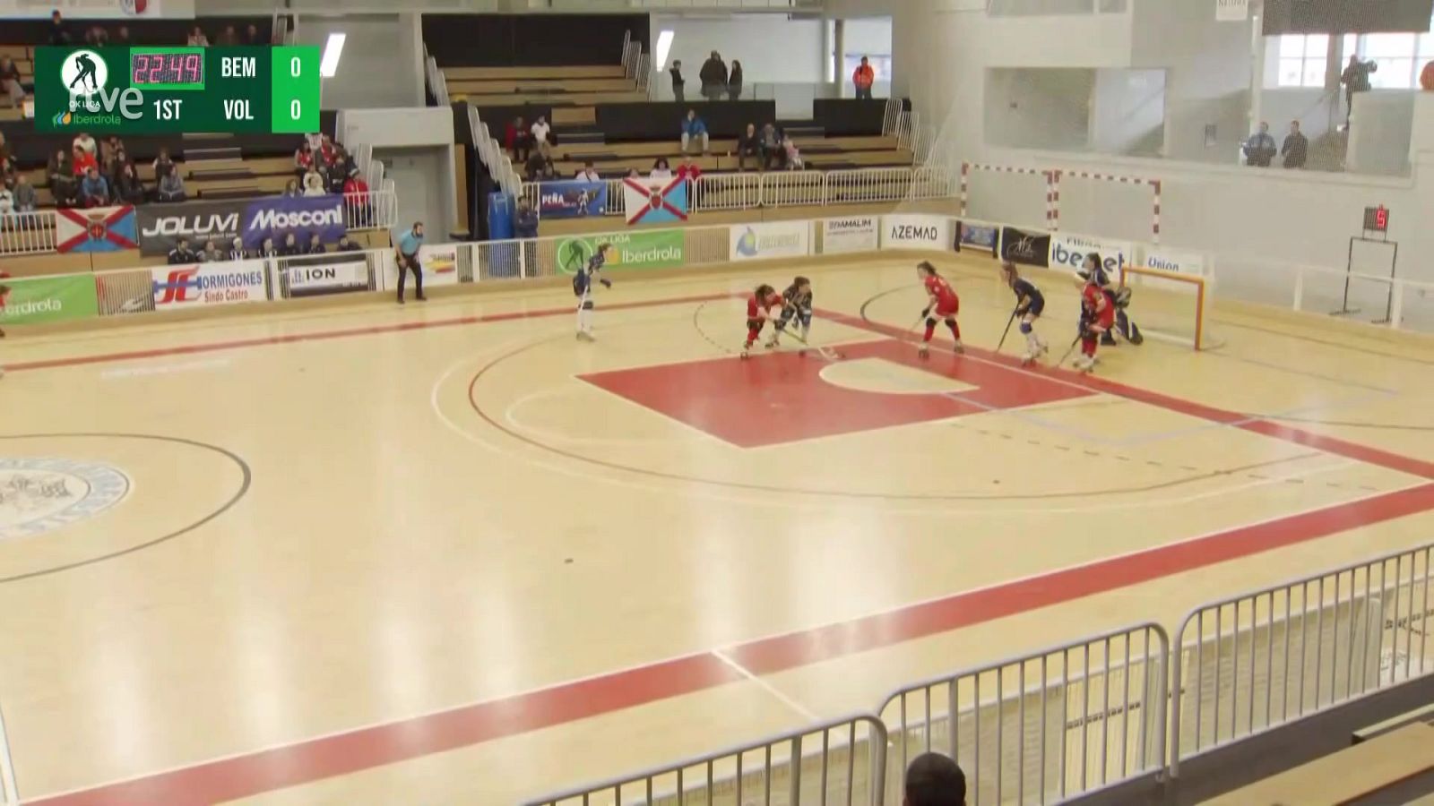 Hockey Patines - OK Liga Iberdrola. 12ª jornada: Bembibre Hockey Club - Cata CP Voltregà - Hockey sobre patines | Ver