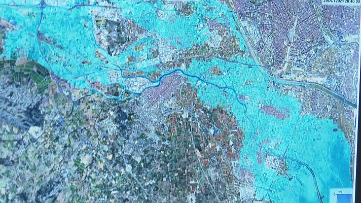 L'informatiu - Comunitat Valenciana - Un treball de la UPV reproduïx la inundació causada per la dana en l'Horta Sud