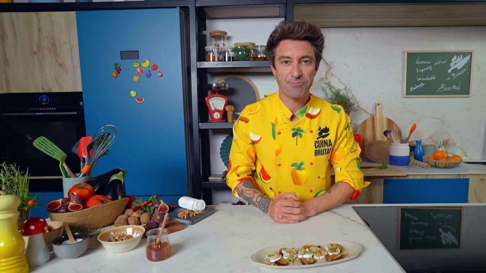 Amanida, ventall d'albergínia i trufes - Cuina Brutal - Cuina Brutal | Veure