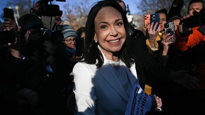 Trump recibe por primera vez a María Corina Machado en la Casa Blanca | Ver