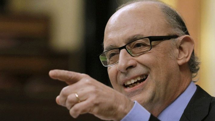 Telediario 1 - Soraya pide la dimisión de Montoro