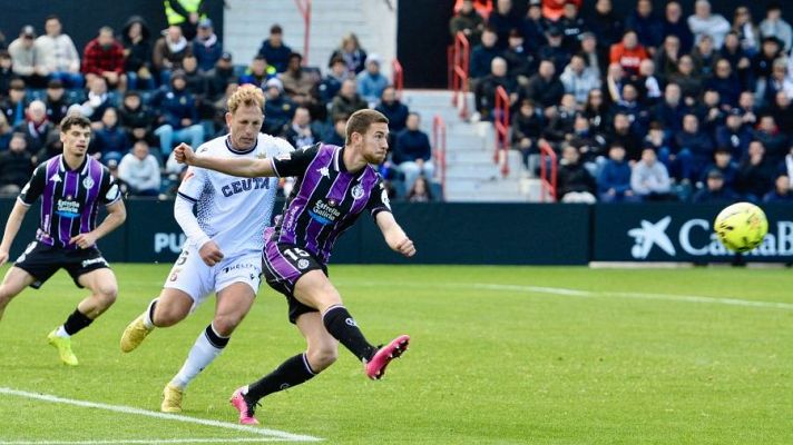 Resúmenes de LaLiga - Ceuta - Valladolid: resumen del partido de la 22ª jornada de Liga | Segunda