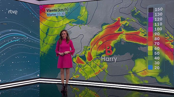 El tiempo - Máximas descenderán en la mayor parte de interiores de la mitad este peninsular en la fachada atlántica