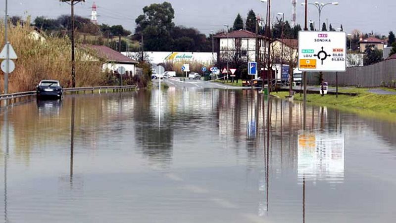 Lluvias débiles o moderadas en el País Vasco y Pirineos