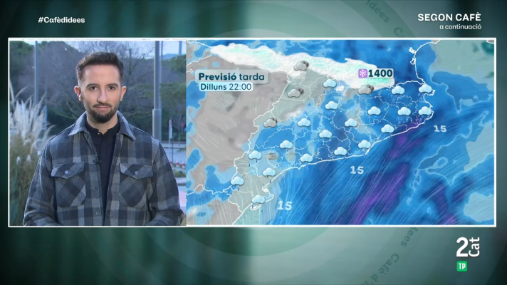 El temps - Llevantada a Catalunya: pluja, neu, fort vent i mala mar