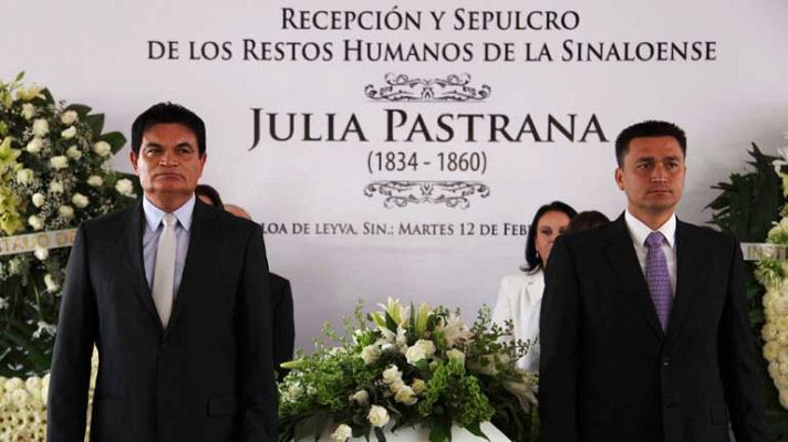 Telediario 1 - Enterrada en México la "mujer mono"