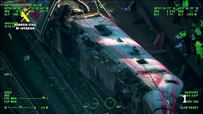 L'Informatiu - Continuen les tasques de rescat en l’accident ferroviari d’Adamuz