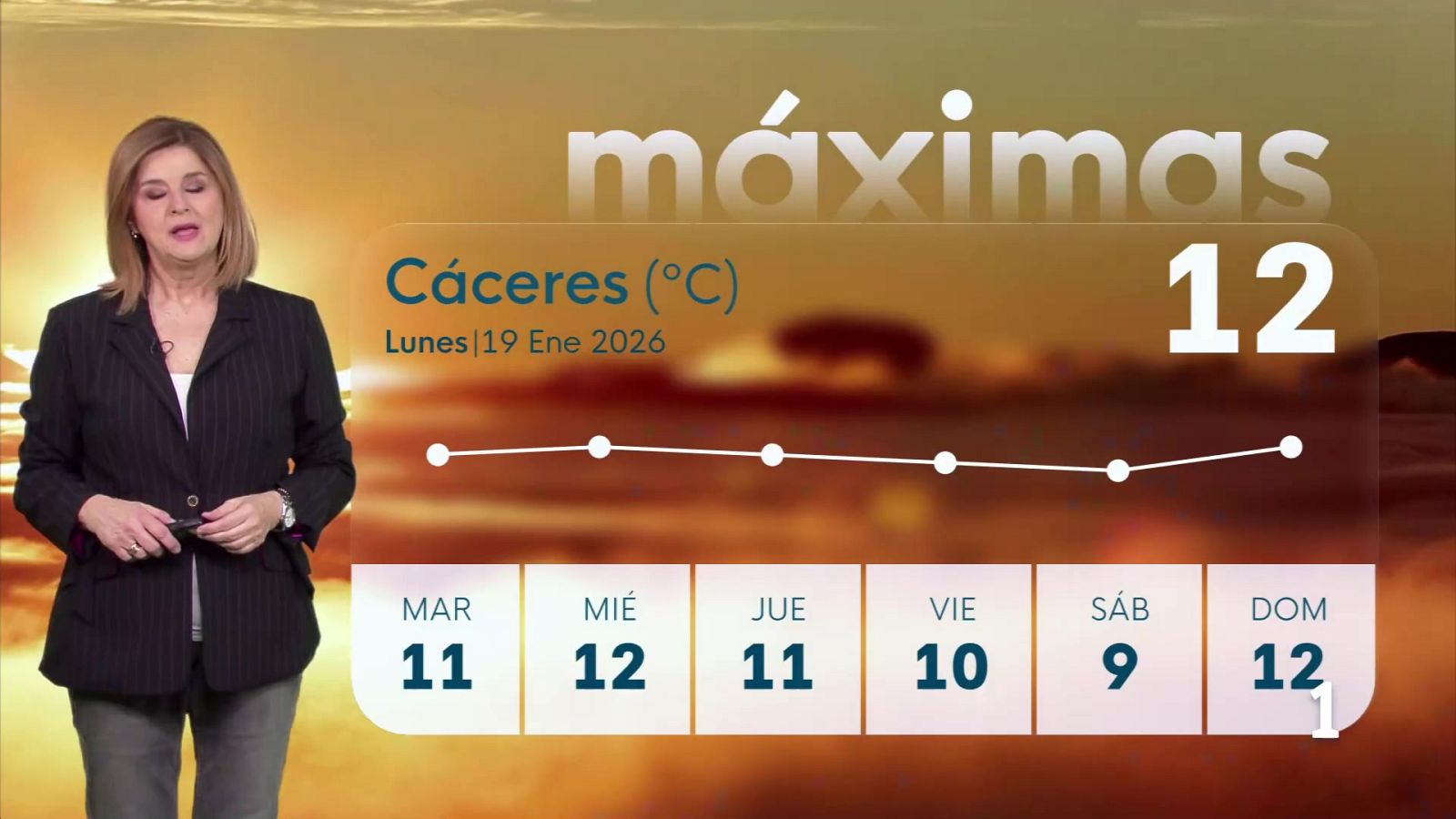 El Tiempo en Extremadura - 19/01/2026 - Ver ahora