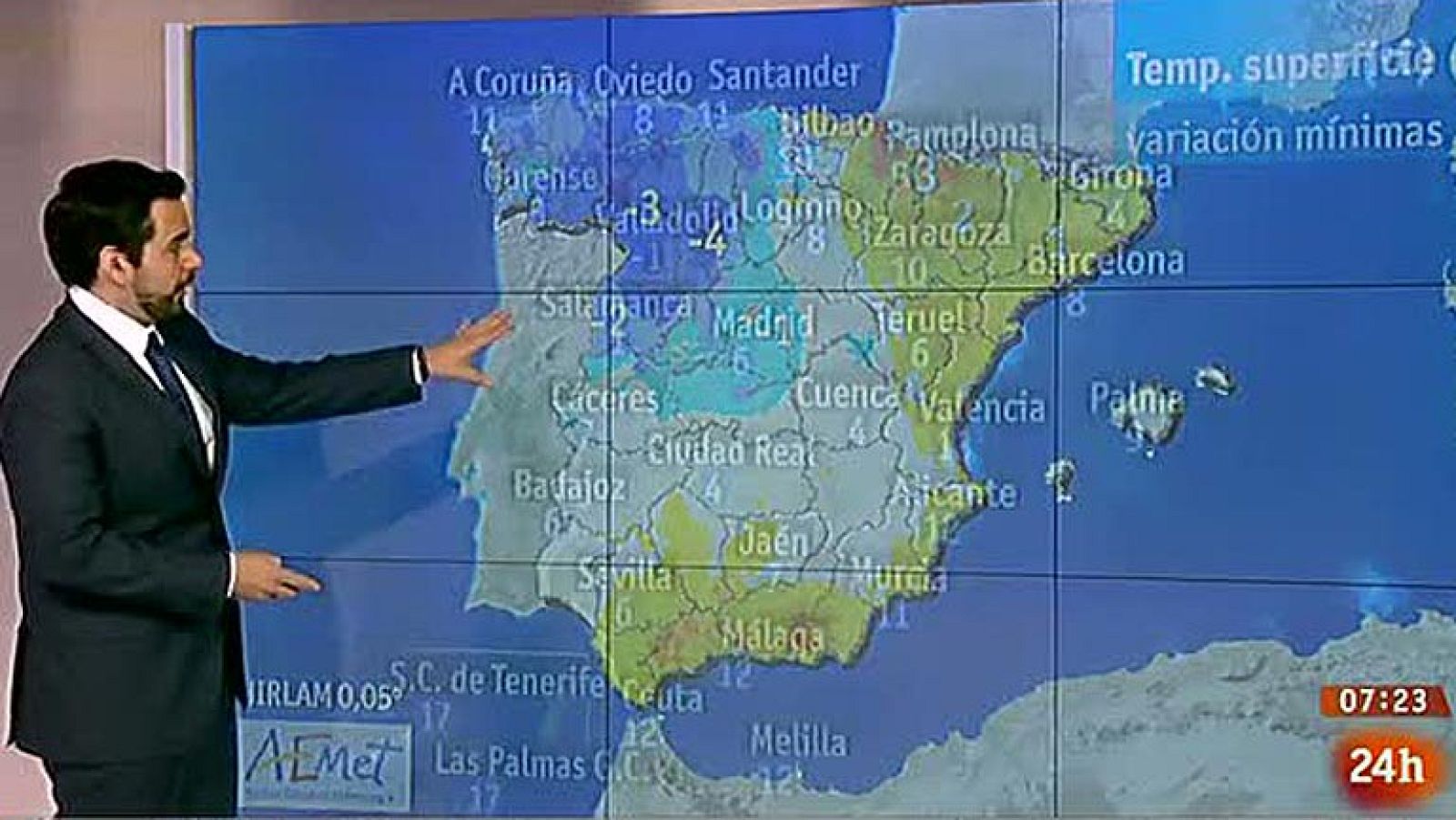 Cielos despejados pero sigue el frío - El tiempo | Ver