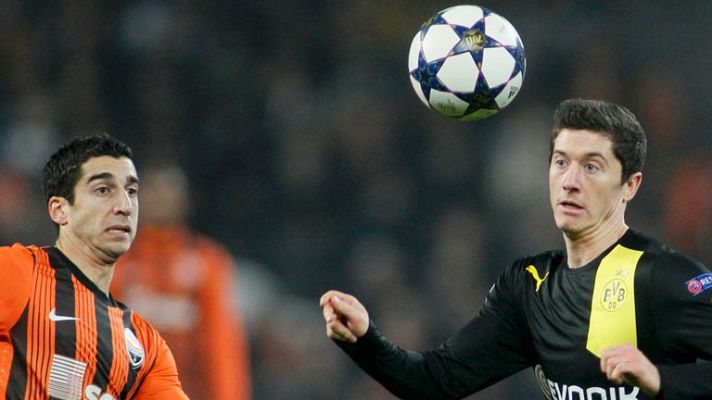 Telediario 1 - Empate de oro para el Borussia contra el Shakhtar en Ucrania (2-2)