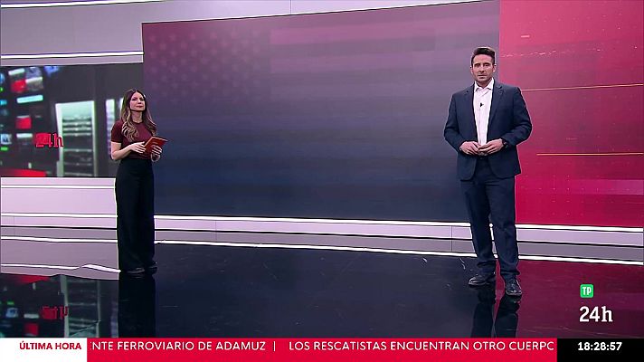 Especiales informativos - Un año de la segunda era de Trump: 12 falsedades en 12 meses de mandato que desmiente VerificaRTVE en La Tarde en 24h