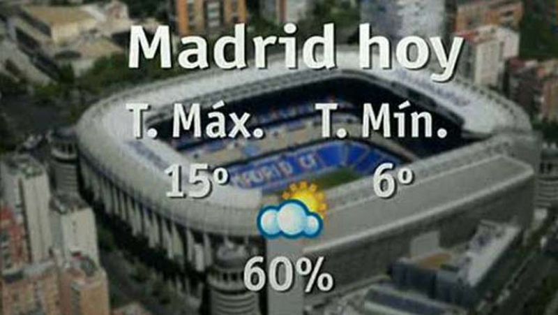 Repasa con el meteorólogo de TVE Albert Barniol el tiempo en las ciudades españolas donde se juega la Champions League.