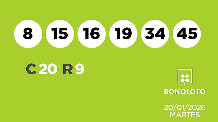 SELAE - Sorteo de la Lotería Bonoloto y Euromillones del 20/01/2026