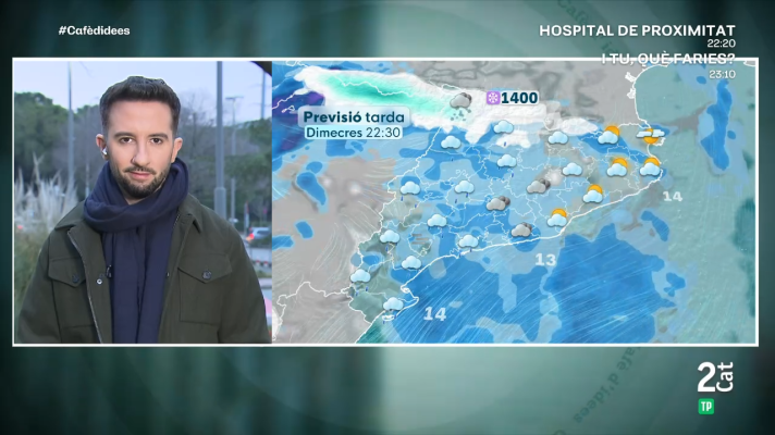 El temps - Petita treva abans d'un nou canvi de temps i de la borrasca Ingrid