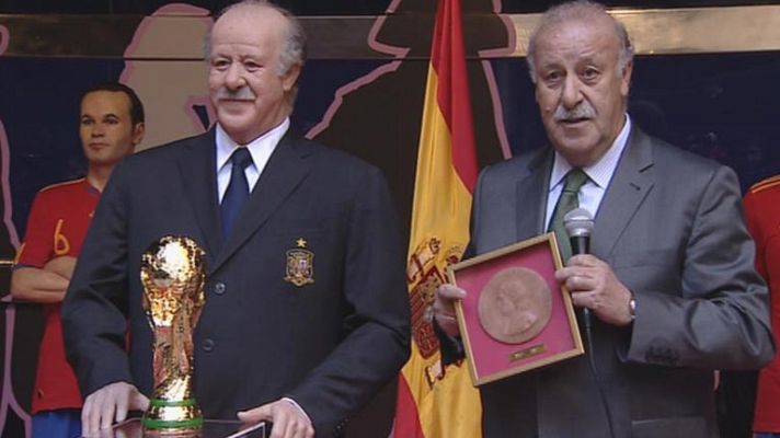 Vicente del Bosque tiene un doble en el Museo de Cera de Madrid