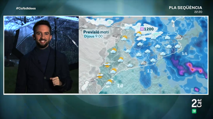 El temps - Dijous de cel canviant a l'espera de més canvis associats a la borrasca Ingrid