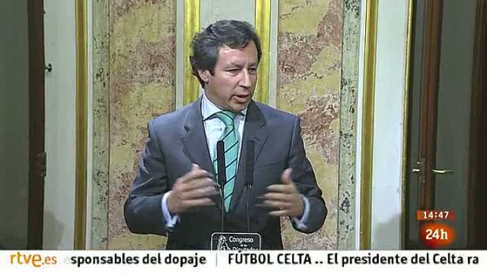 Informativo 24h - Floriano pide a Rubalcaba que se deje de "cuentos" y enseñe sus cuentas y las del PSOE