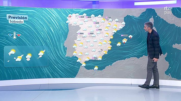El tiempo - Acumulaciones de nieve en montañas y en zonas bajas de Galicia y meseta norte