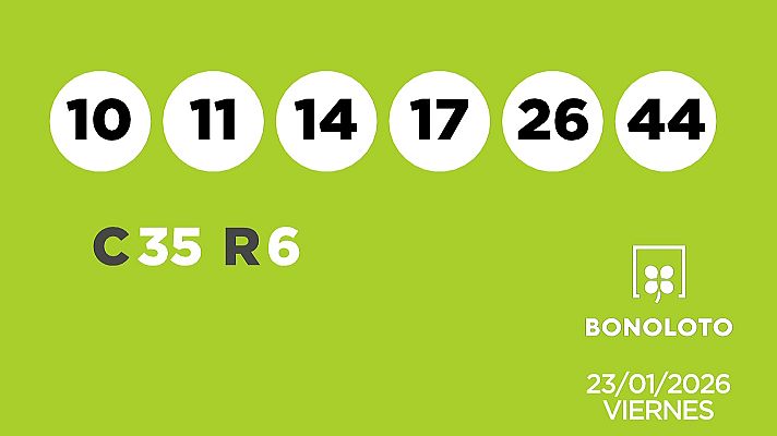 SELAE - Sorteo de la Lotería Bonoloto y Euromillones del 23/01/2026