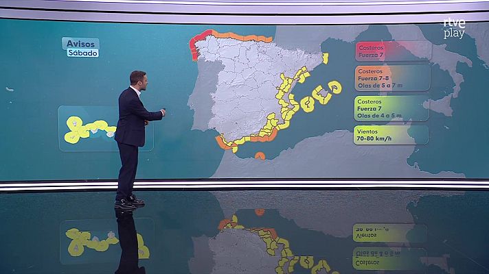 El tiempo - Posibles precipitaciones fuertes en el área del Estrecho