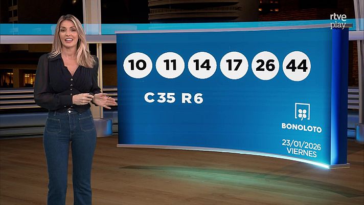 Loterías - Sorteo de la Bonoloto y Euromillones del 23/01/2026