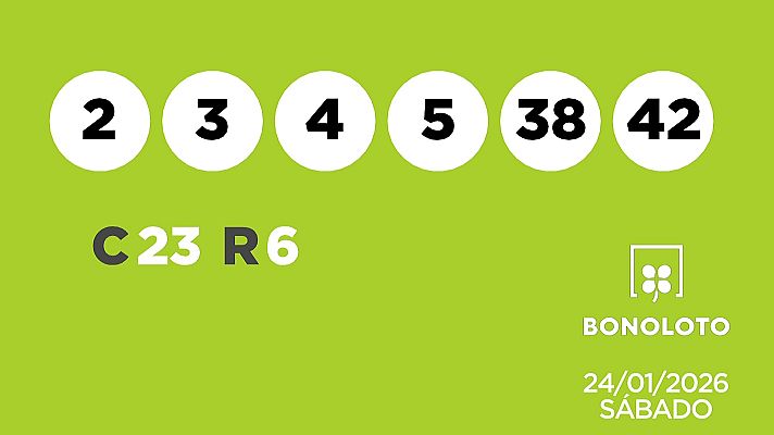 SELAE - Sorteo de la Lotería Bonoloto del 24/01/2026