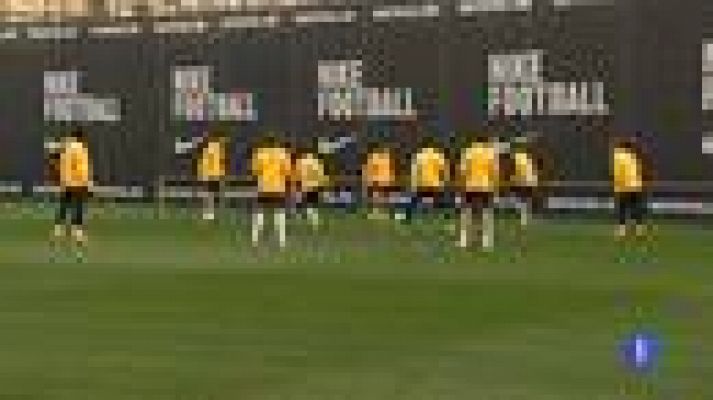 Telediario 1 - El Barça espera al Granada pensando en el Milan