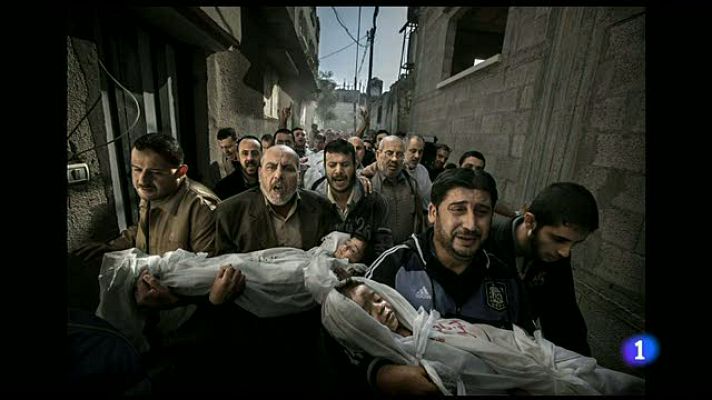 La imagen de dos niños muertos en Gaza gana el World Press Photo