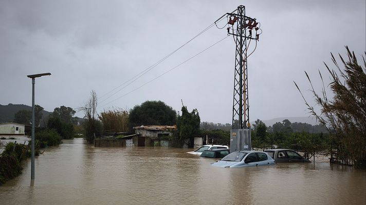 La borrasca Leonardo castiga a Andalucía - Informativo 24h | Ver