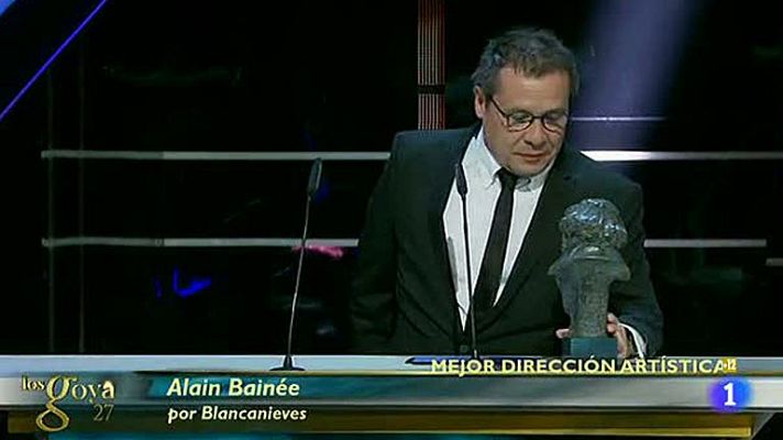 Premios Goya - Alain Bainée, premio a la Mejor Dirección Artística por 'Blancanieves'