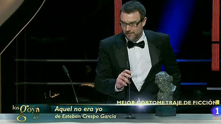 Premios Goya - 'Aquel no era yo', de Esteban Crespo García, Mejor Cortometraje de Ficción Español