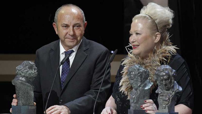  Goya.- Fermín Galán y Sylvie Imbert, Mejor Maquillaje y / o Peluquería por 'Blancanieves'