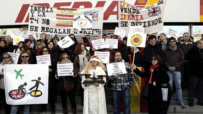 Iberia sufre desde hoy la mayor huelga en su historia