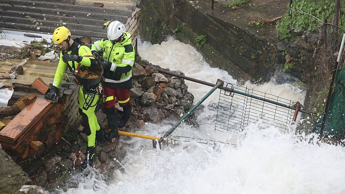 Aún quedan más de 3.500 personas desalojadas por los efectos del temporal - Telediario 1 | Ver