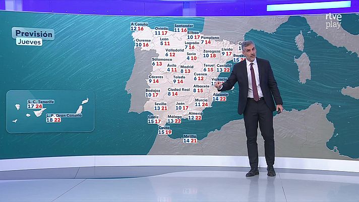 El Tiempo - 11/02/26 - RTVE.es - El tiempo | Ver