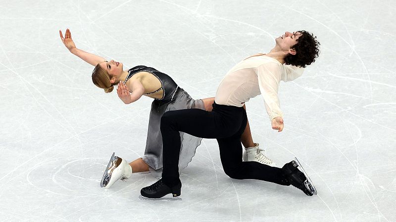 Sofía Val y Asaf Kazimov brillan en la danza libre en Milán - Patinaje artístico JJOO Milano Cortina 2026 | Ver
