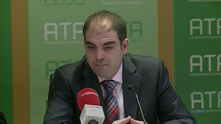 Telediario 1 - Trabajadores autónomos