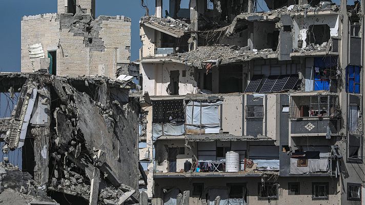 Una radio da esperanza a Gaza frente a la destrucción - Telediario 2 | Ver