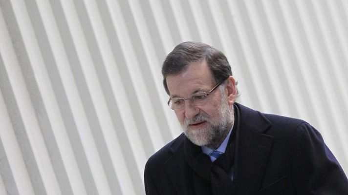 Telediario 1 - Rajoy y Rubalcaba preparan el debate sobre el estado de la nación