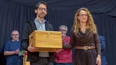 Homenaje y entrega de restos a las dos víctimas exhumadas en la fosa de Mesegar de Tajo (Toledo)