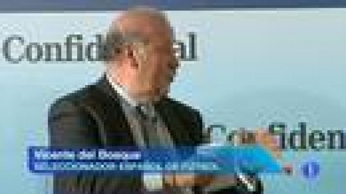 Telediario 1 - Del Bosque: "No me imagino un España - Cataluña"