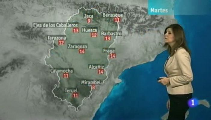 Noticias Aragón - El tiempo en Aragón - 19/02/13